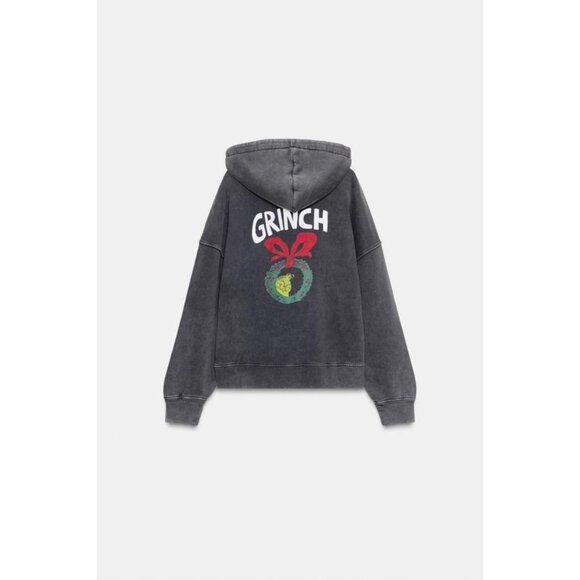 ZARA GRINCH™ CHRISTMAS WASHED EFFECT SWEATSHIRT - Picture 4 of 5